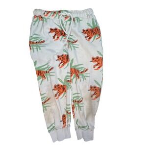 Nadadelazos Tiger‎ Print Cotton Jogger Sweatpants Size 5–6Y Play Condition
